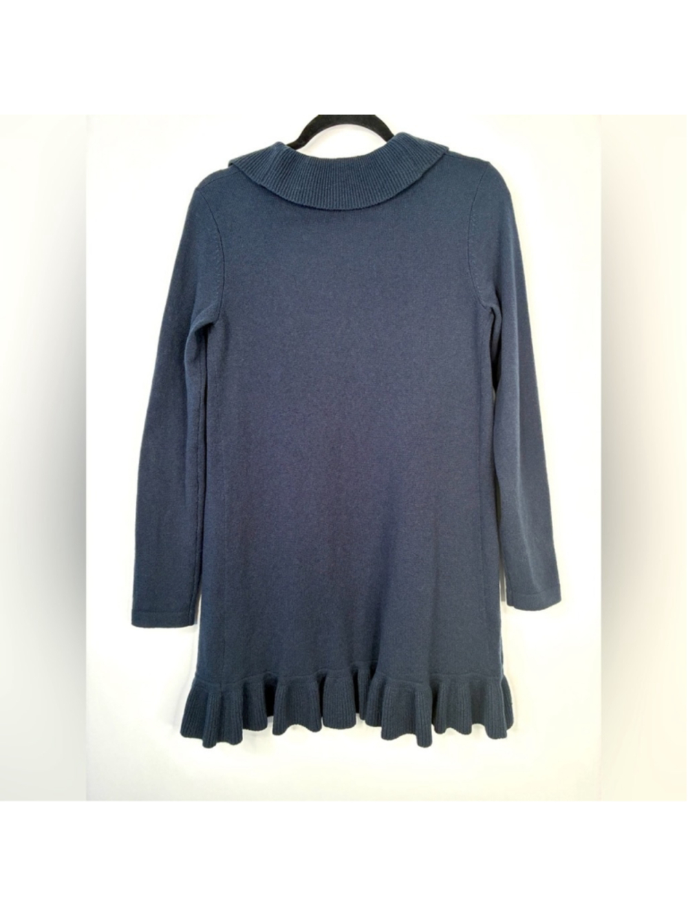 Lilly Pulitzer Navy waterfall 100% cashmere cardigan size s #0042 - Picture 4 of 15